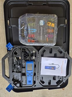 Freon leak detector, fuel ,a/c line trans line tools