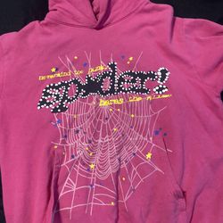 Pink Spider Hoodie