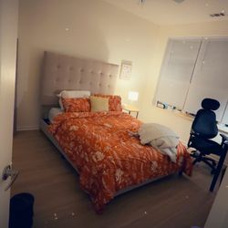 Queen Mattress/frame/ Box Spring 