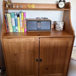 Ikea Leksvik Solid Wood Furniture Tv Stand Vitrine And Buffet Sideboard