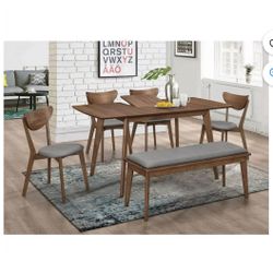 Dinning Table Set With Bench 