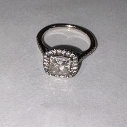 1.23 CT Princess Cut Diamond Ring – IGI Certified OBO