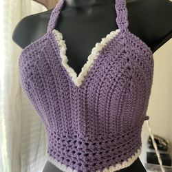 Handmade Crochet Top M/L