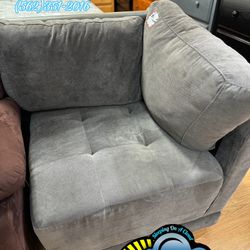 New Small Grey Corner Couch Sofa 
