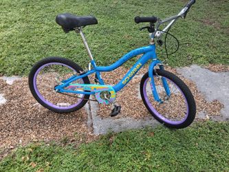 Schwinn 20" Girl Bike & Schwinn Helmet