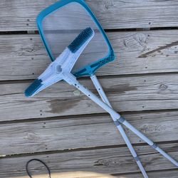 Above Ground Pool With Vaccum Bot, Big Sand Pump!