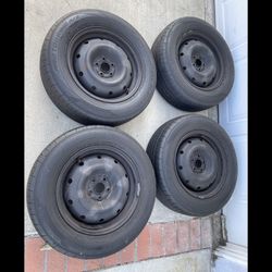 4 - 215/65r16 5x100 5x3.94 Stock Crosstrek Forester Impreza Wheels Rims Tires!!!!!