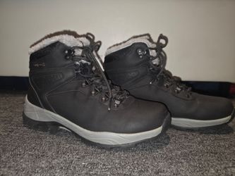 Black Waterproof Winter Hiking Boots