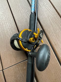 PENN SQUALL 30LW Fishing rod reel  $80 cash firm.