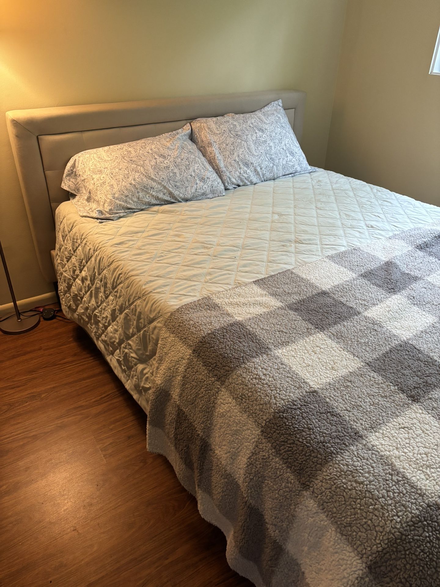 Queen Nectar Bed Frame and Mattress