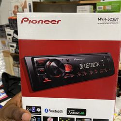 Pioneer MVH-S23BT Single Din Bluetooth Car Stereo Digital Media Receiver, Android Compatible (New)