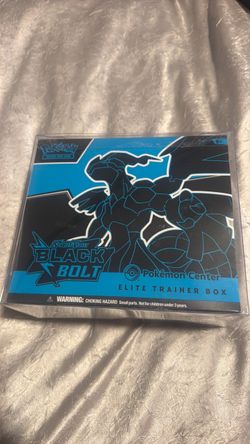 Black Bolt Pokemon Center Elite Trainer Box (Exclusive) - SV: Black Bolt (BLK)