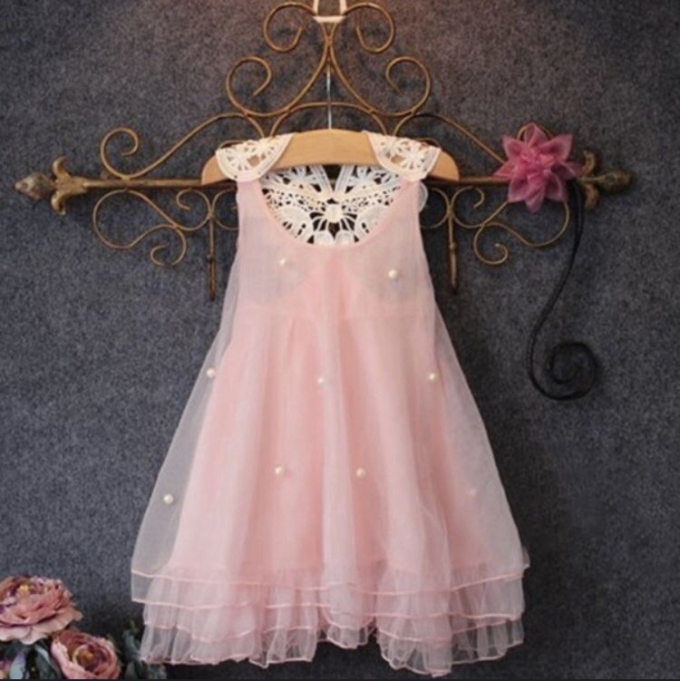Pink lace dress 3t 4t