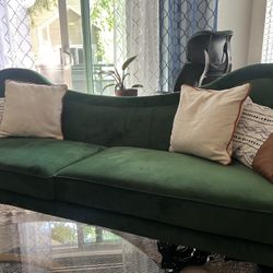 BRAND NEW, UNUSED Emerald Green Couch For Sale 