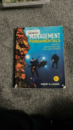 Management Fundamentals 