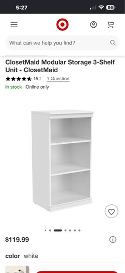 Closet maid 3 tier organizer new in box