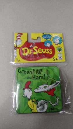 Dr. Seuss Collectible Magnetic White Board Eraser And Sharpener