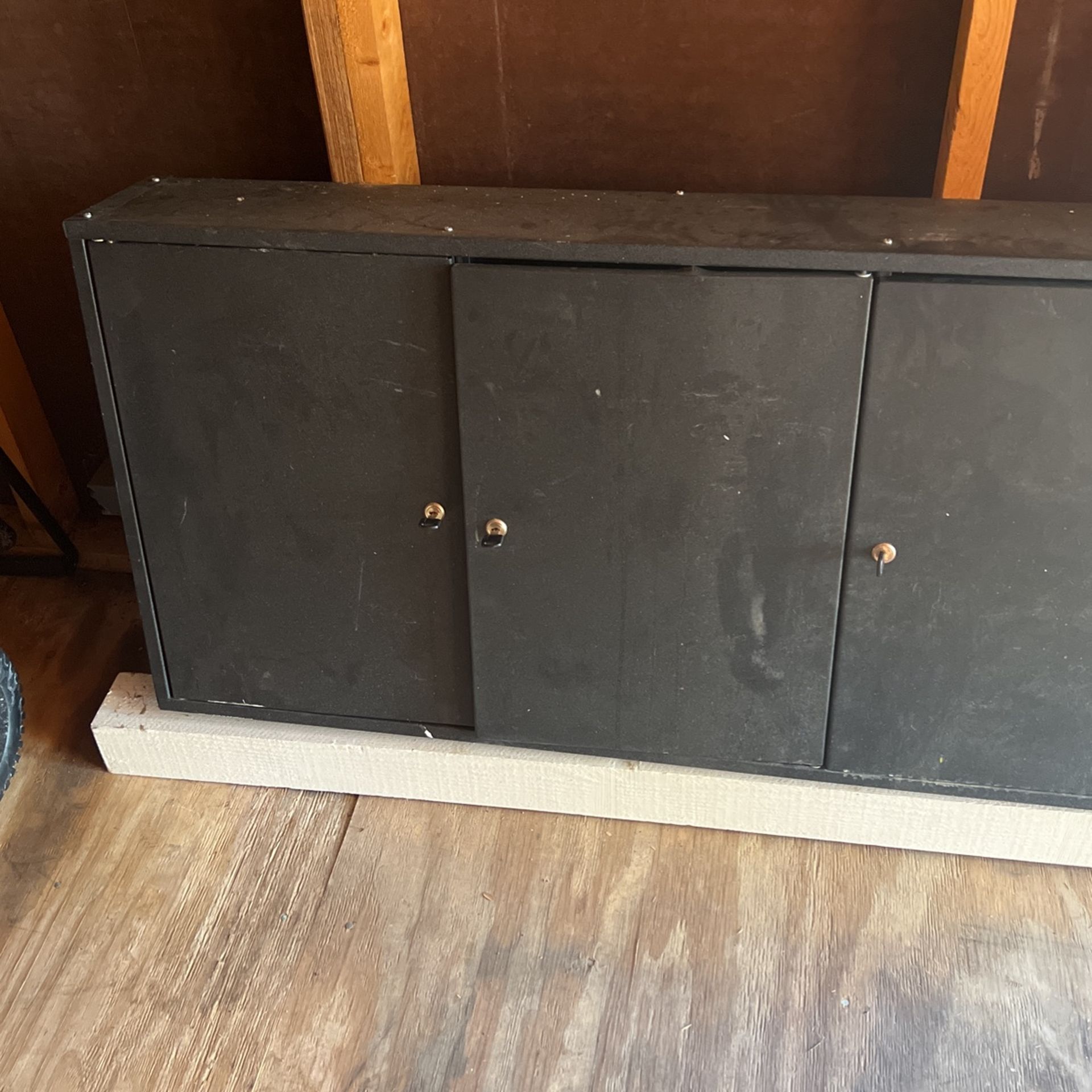 Black Locking Cabinet