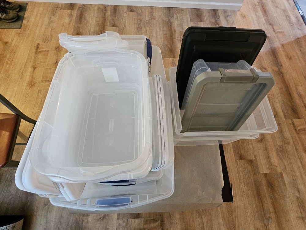 Plastic Storage Bins X21
