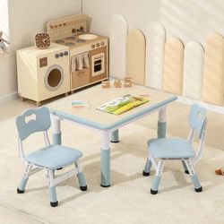 Kids Table and 2 Chairs Set