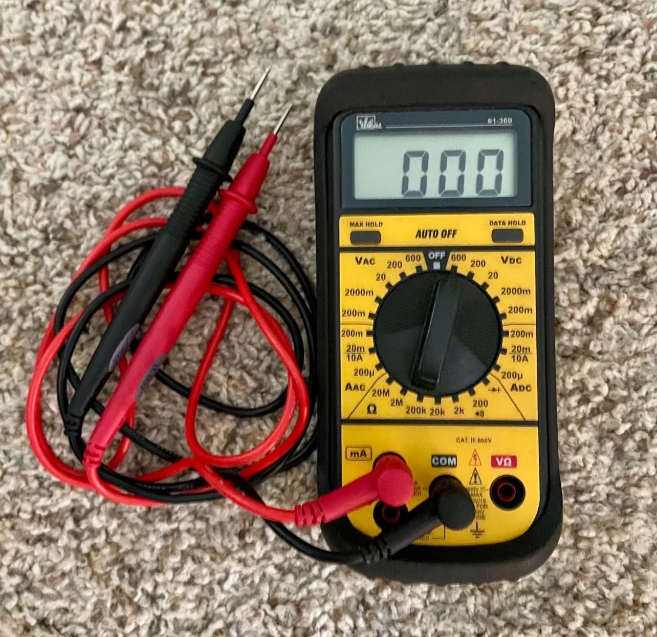 IDEAL 61-360 Phase Rotation - Contractor - Grade Digital Multimeter