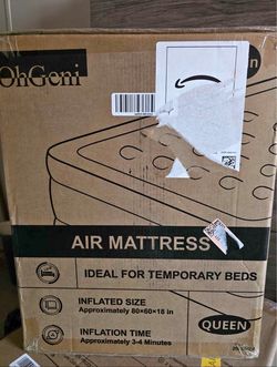 Oh geni queen air mattress
