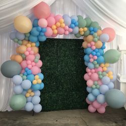 gender reveal balloon arch 