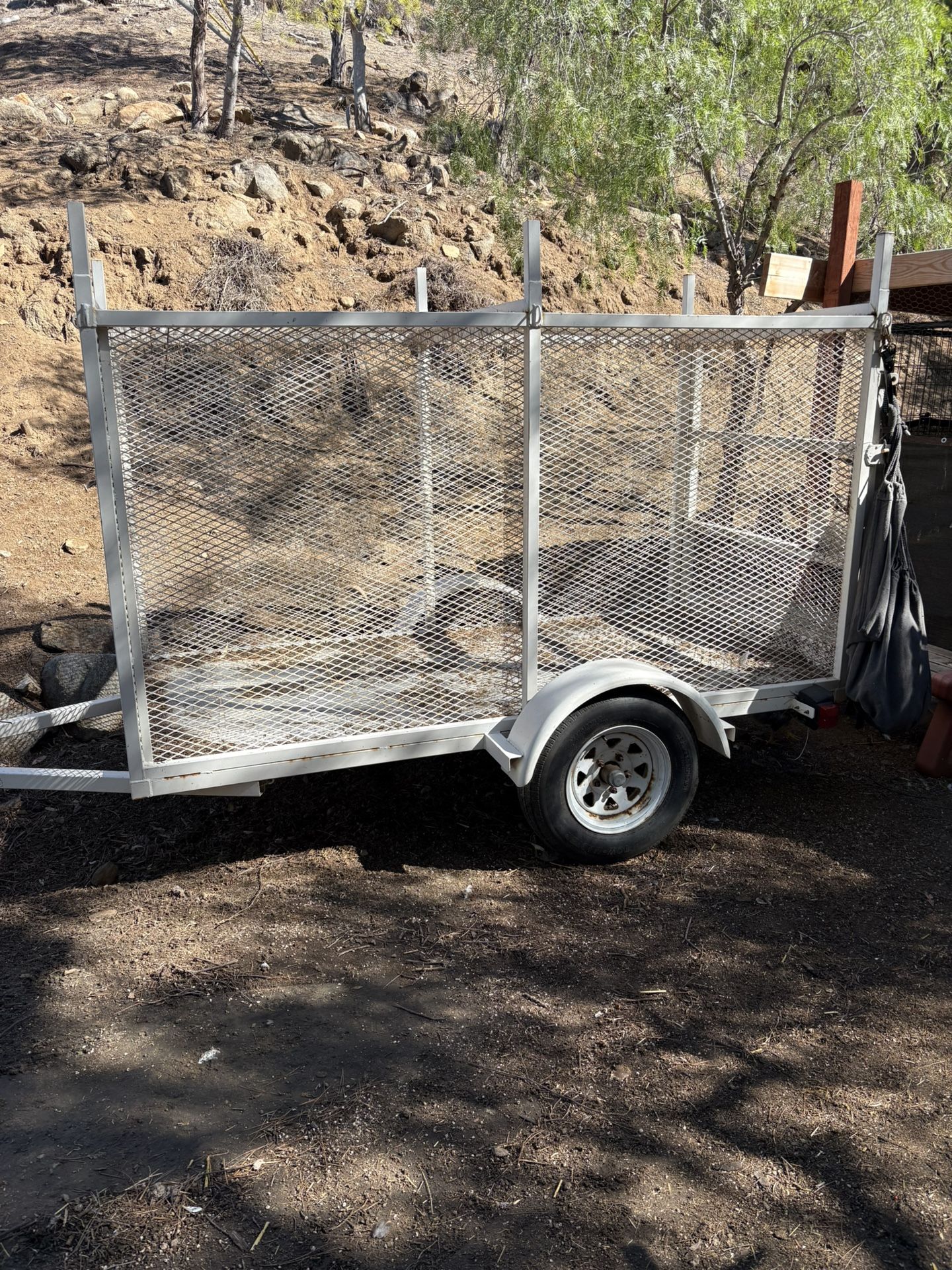 Fe trailer 4x8' with ladder rack. for Sale in Jamul, CA - OfferUp