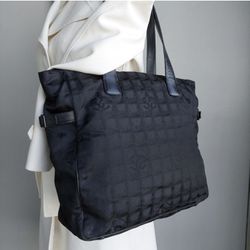 Chanel New Travel Line Nylon Tote Bag 
