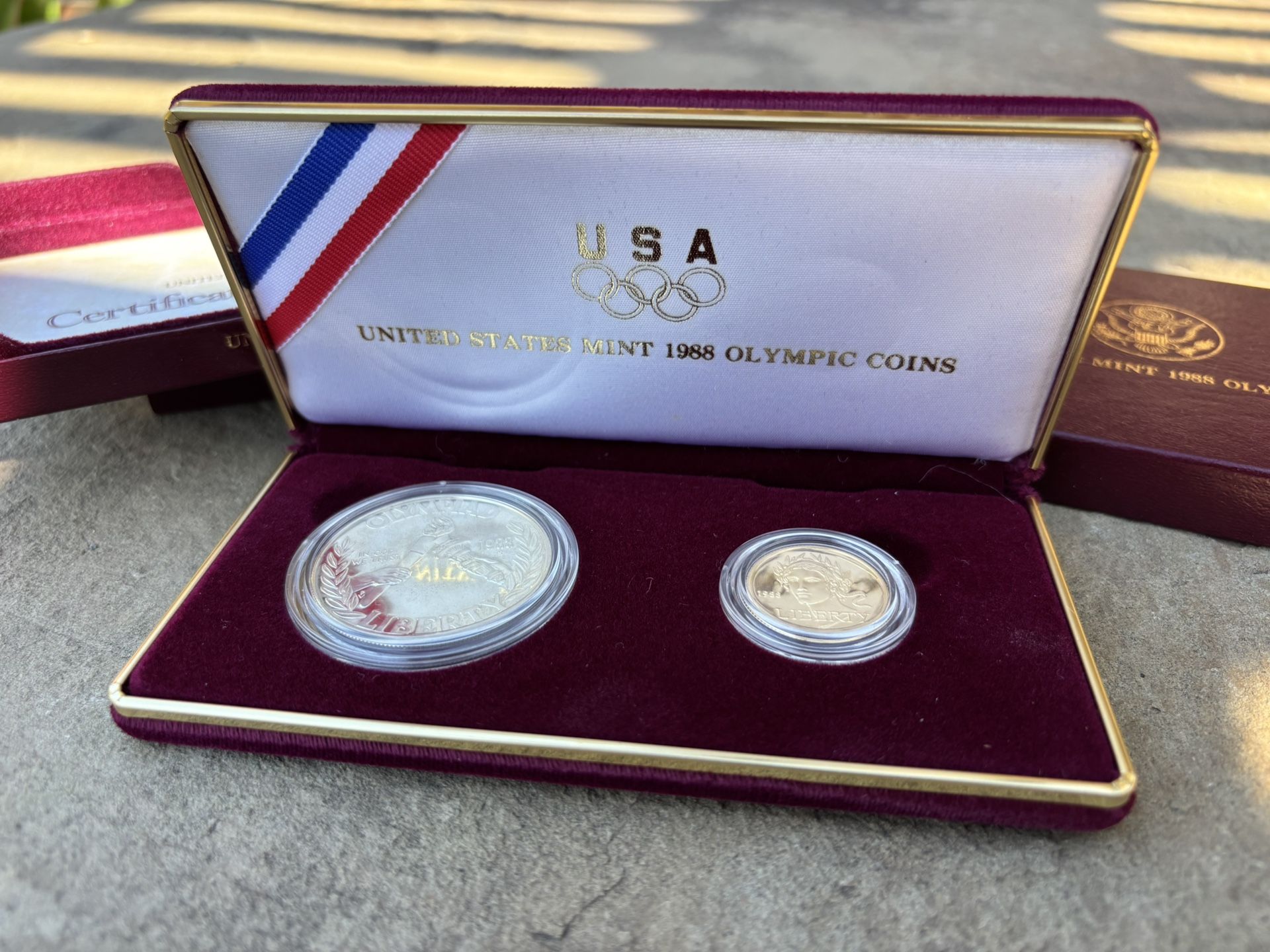 Gold & Silver coin (COA included)