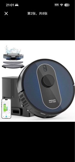Innovate Further Robot Vacuum with Auto-Empty Base
