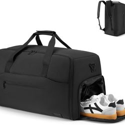 RJEU Garment Duffle Bag For Men,Convertible Garment Bags