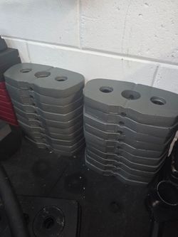 Life Fitness / Parabody Complete 200 lbs Weight Stack (20 Plates x 10 lbs) - OEM Part #215102