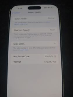Iphone 16 Pro max 256gb  A++ Condition