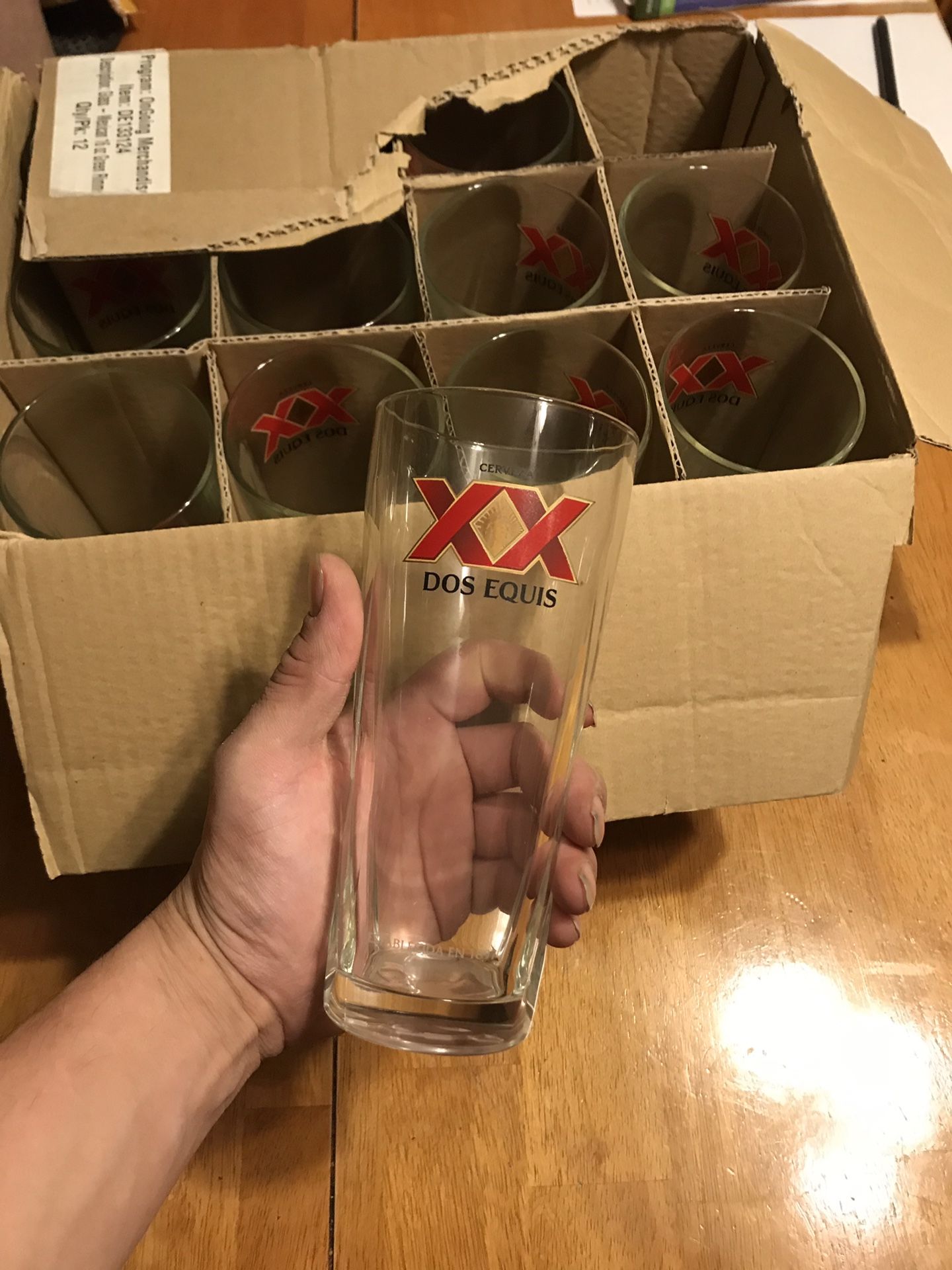 Collectible large XX glasses