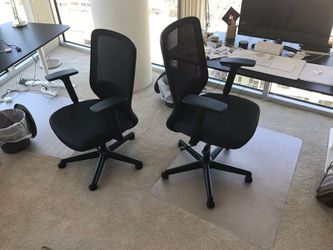 3 x basyx by HON (Mesh Task) ergonomic chairs
