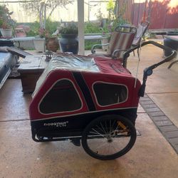 Doggy Hut S-line Pull Push Doggy Trailers