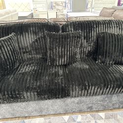 💥💥BIG SALE ON 2pc Sofa & Loveseat Set / Black Or Beige $888 😳😮😳WOW!!