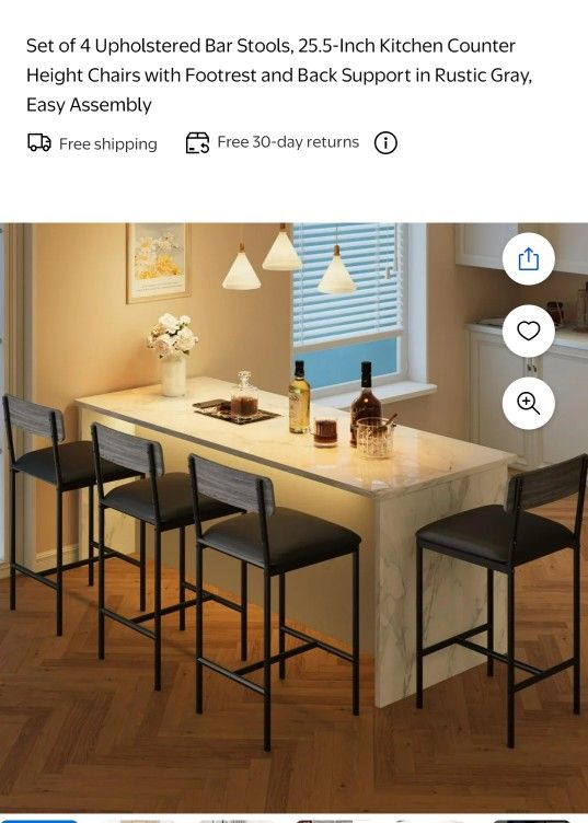 Bar Stools Set Of 4