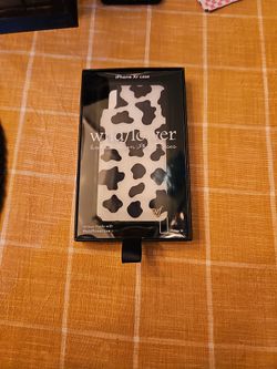 Wildflower Cow Print Case for Iphone XR