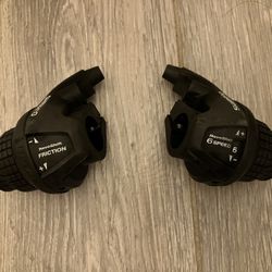 Shimano RevoShift Twist Shifters - 3x6 Speed Pair