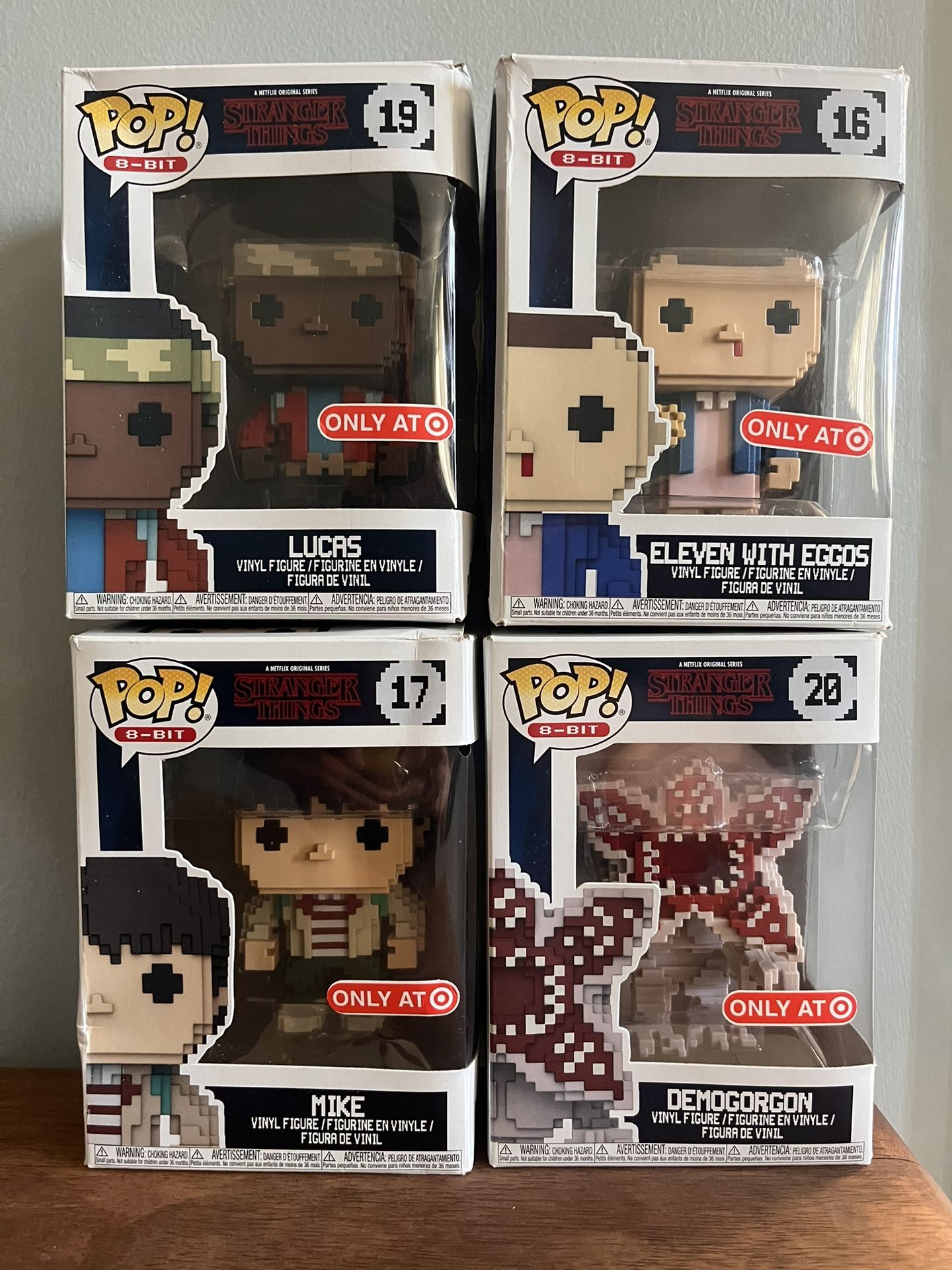 Stranger Things Pixel Pop’s (Lot)