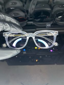 Chrome heart glasses