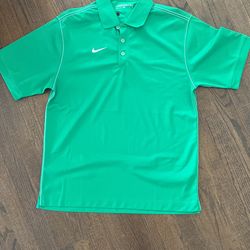 Nike Golf Dri-fit Polo Shirt Size Medium