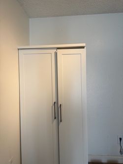 White Pantry Cabinet good condition
