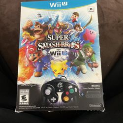 Super Smash Bros Wii U With Controller 