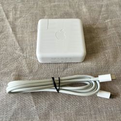 Apple USB-C Power Adapter With Charger Cable 87W A1719
