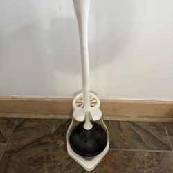 Toilet Bowl Brush and Plunger Combo Set