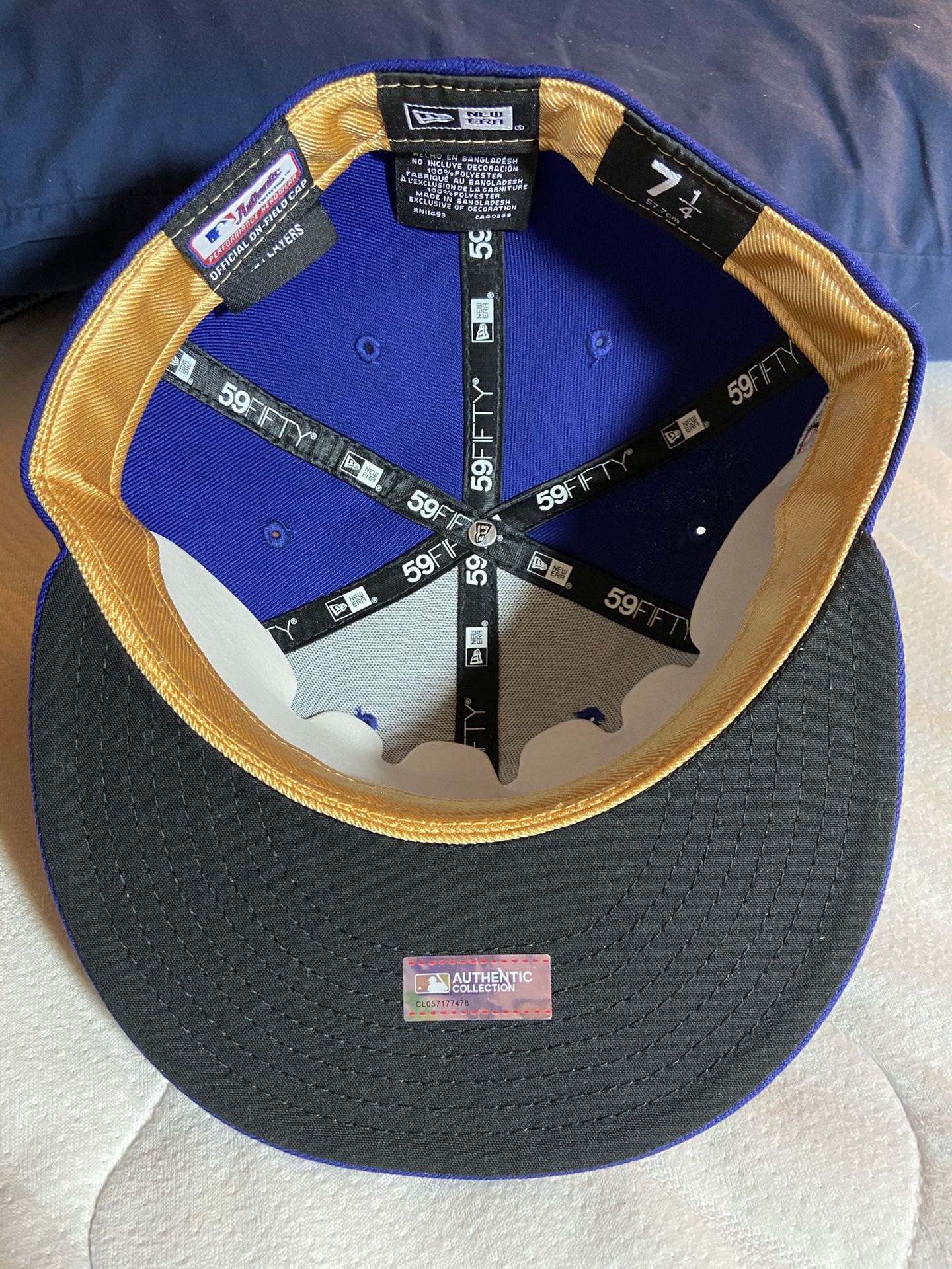 Dodgers Gold Program Hat size 1/4