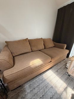 Deep cushion sofa
